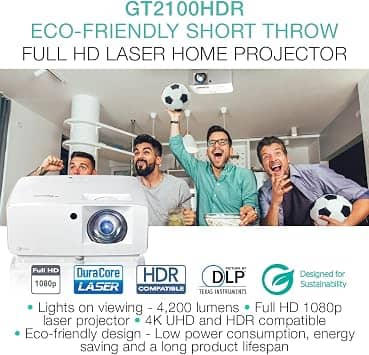 Optoma GT2100HDR-cr Projectors Refurbished - Acceptable
