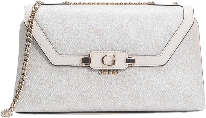 Guess Lindsey Crossbody Women's bags White Faux Leather New