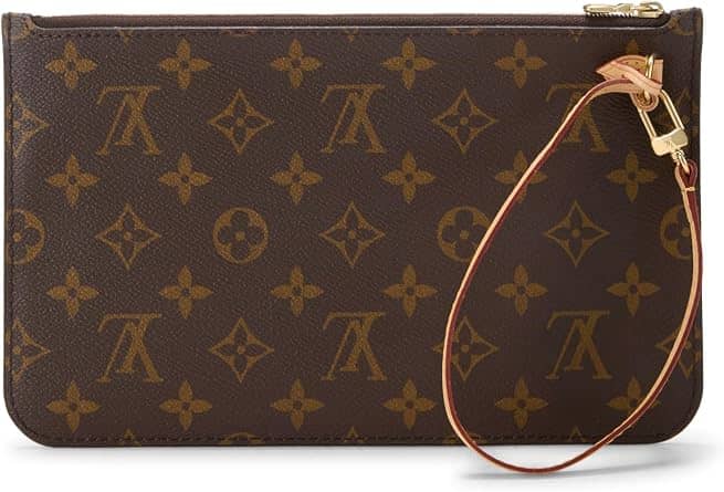 Louis Vuitton Neverfull Pouch Women's bags MM Yellow Monogram Canvas New
