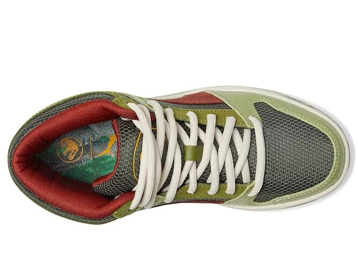 Puma Rebound Layup Mid Sneaker Green Full Size Run New