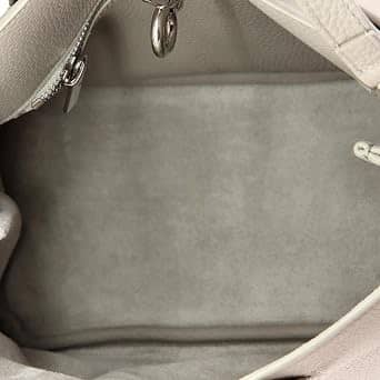 Burberry Rocking Horse Tote Women's bags Small Grey Grainy Leather New