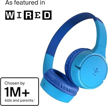 Belkin SoundForm Mini Headphones & Earbuds Blue New