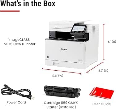 Canon Color imageCLASS MF751Cdw II Printers New