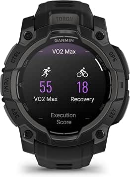 Garmin Instinct 3 – 50 mm, AMOLED Smartwatches Gray 50mm New