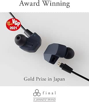 Final A4000 Headphones & Earbuds Blue New