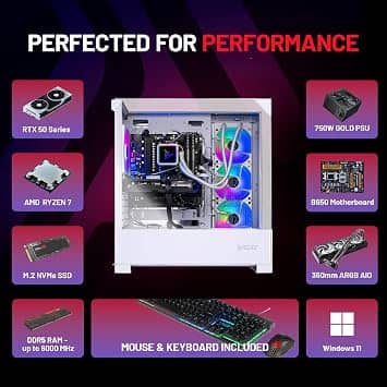 Skytech Gaming ST-ARCH5-2647-W-AM Computers New