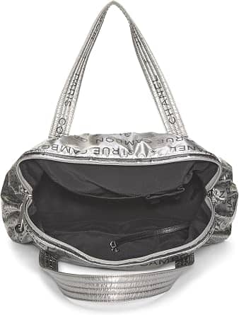 Chanel Cambon Shoulder Bag Women's bags Silver Nylon New