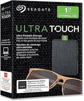 Seagate Ultra Touch SSD External SSDs Black 1TB New