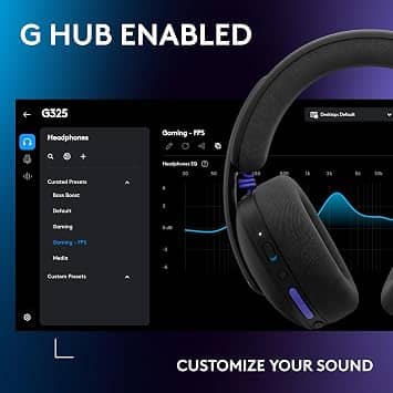 Logitech G325 Headphones & Earbuds Black New
