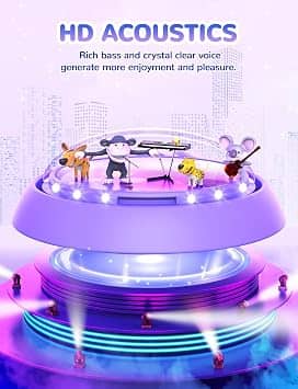 iClever Meow Jelly Headphones & Earbuds Purple New
