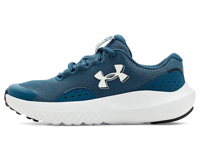 Under Armour Grade School Surge 4 Sneaker Gray New