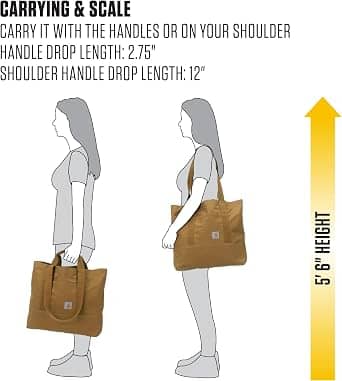 Carhartt Firm Duck Tote Women's bags Black New