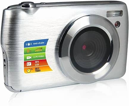 HamiltonBuhl Vivid Pro - 18 MP, 8x Optical Zoom Lens Digital Cameras Red New Body Only