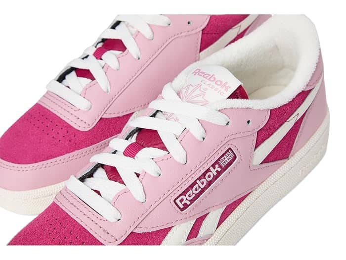 Reebok Club C Revenge II Sneaker Pink Full Size Run New