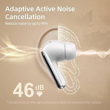 QCY MeloBuds Pro Headphones & Earbuds Black New