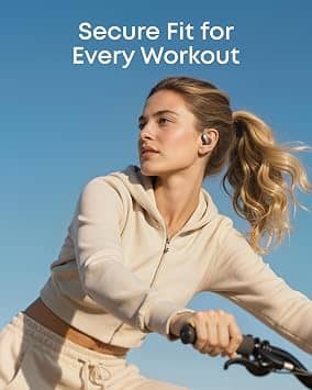 Soundcore AeroFit Headphones & Earbuds Brown New