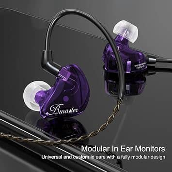 BASN Bmaster Violet Headphones & Earbuds Purple New