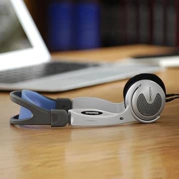 Koss DJ-Style Headphones & Earbuds Silver New