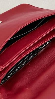 Prada Gaufre Crossbody Women's bags Small Red Nappa New