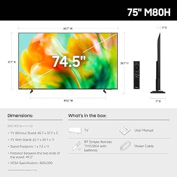 Samsung M80H TVs 55 inch New
