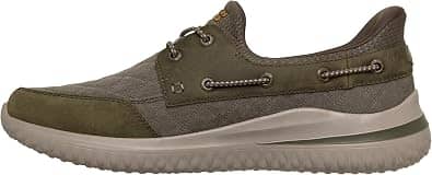 Skechers Delson 3.0 Sneaker Green 9 New