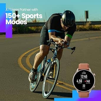 Amazfit Amazfit GTR 3 Pro Brown Leather Smartwatches 37mm New