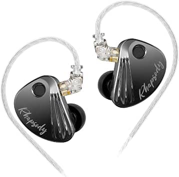 CCA Rhapsody Headphones & Earbuds Black New