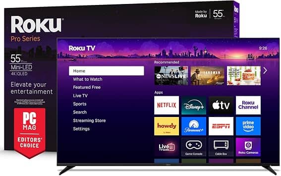 Roku Pro Series TVs 55 inch New