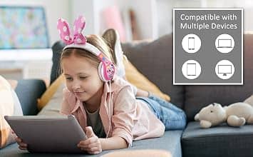 eKids SM-140.EXV6 Headphones & Earbuds Minnie Mouse New