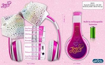 eKids JJ-B52.EXV0 Headphones & Earbuds Multicolor New