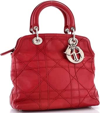 Dior Granville Top Handle Women's bags Red New