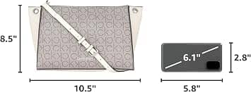 Calvin Klein Reyna Crossbody Women's bags Brown Novelty New