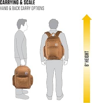 Carhartt Triple-Compartment Backpack Women's bags Black New