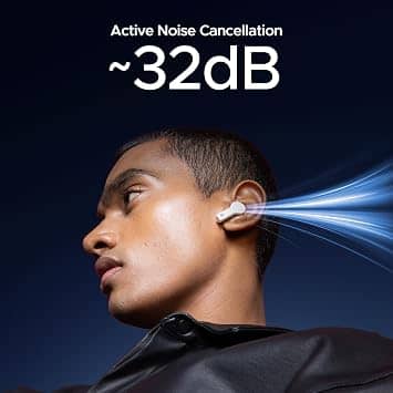 boAt Nirvana Space Headphones & Earbuds White New