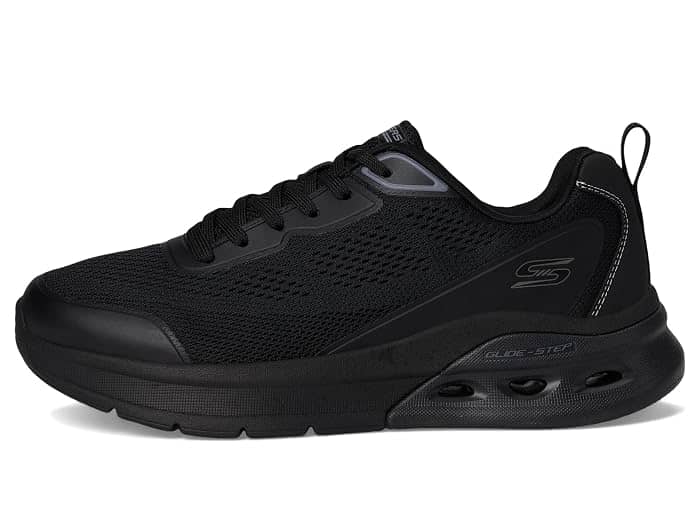 Skechers Arc Waves Sneaker Black Full Size Run New