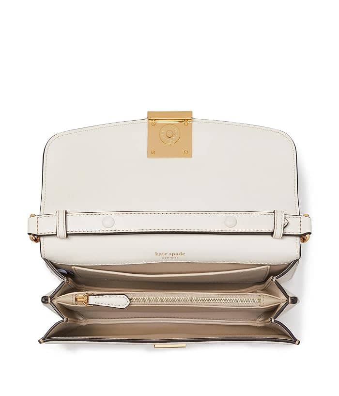 Kate Spade Dakota Women's bags Cream Smooth Leather Crossbody Small New