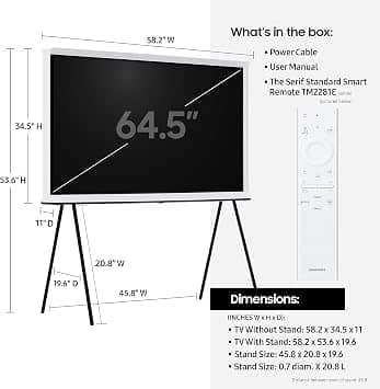 Samsung LS01B TVs 65 inch New