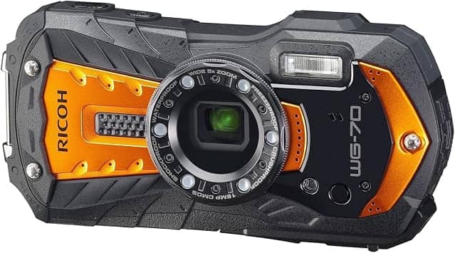 Ricoh WG-70 Digital Cameras Black New Body Only