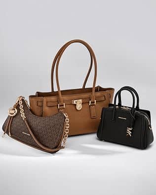 Michael Kors Laila Crossbody Women's bags Small Pale Gold Pebbled Leather New