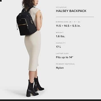Tumi Halsey Backpack Women's bags Mink New