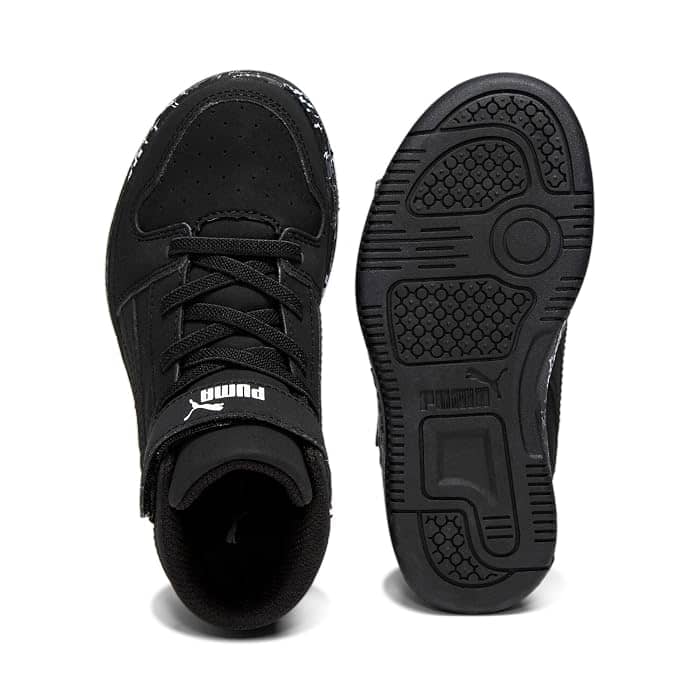 Puma Rebound Layup Sneaker Black Full Size Run New