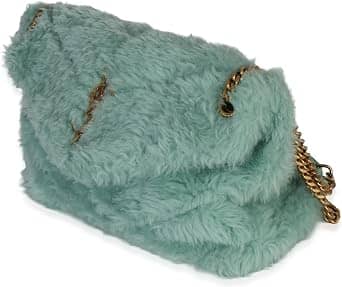 Saint Laurent Loulou Puffer Top Handle Women's bags Small Unspecified Shearling Gold New