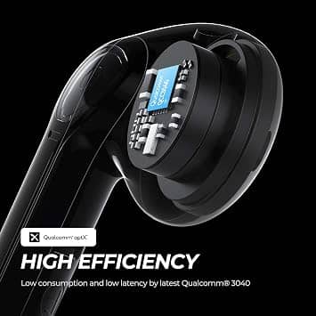 SoundPEATS TrueAir2 Headphones & Earbuds Black New