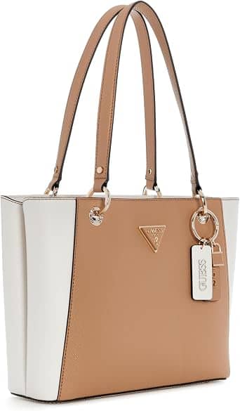 Guess Noelle Tote Women's bags Small Unspecified Saffiano Faux Leather New