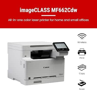 Canon Color imageCLASS MF662Cw Printers New