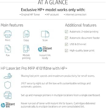 HP 4101fdne Printers New
