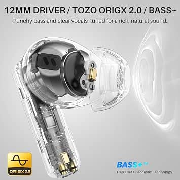 TOZO T11141 Headphones & Earbuds Green New