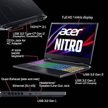 Acer AN515-58-781P Computers New