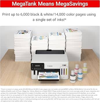 Canon MegaTank GX5120 Printers New