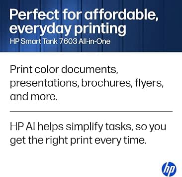 HP Smart Tank 7603 Printers New